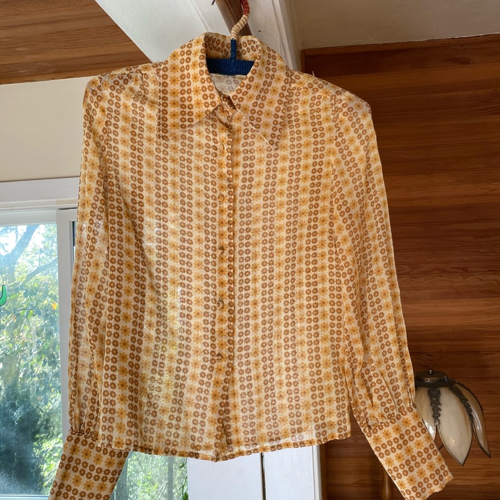60s/70s vintage blouse